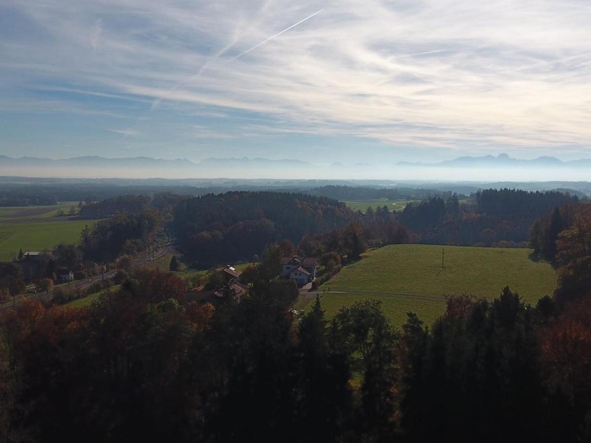 Alpenblick Nahe Muenchen Mit Outdoor Whirlpool - 21 Min Von Muenchen Mit Zug Assling Exteriör bild